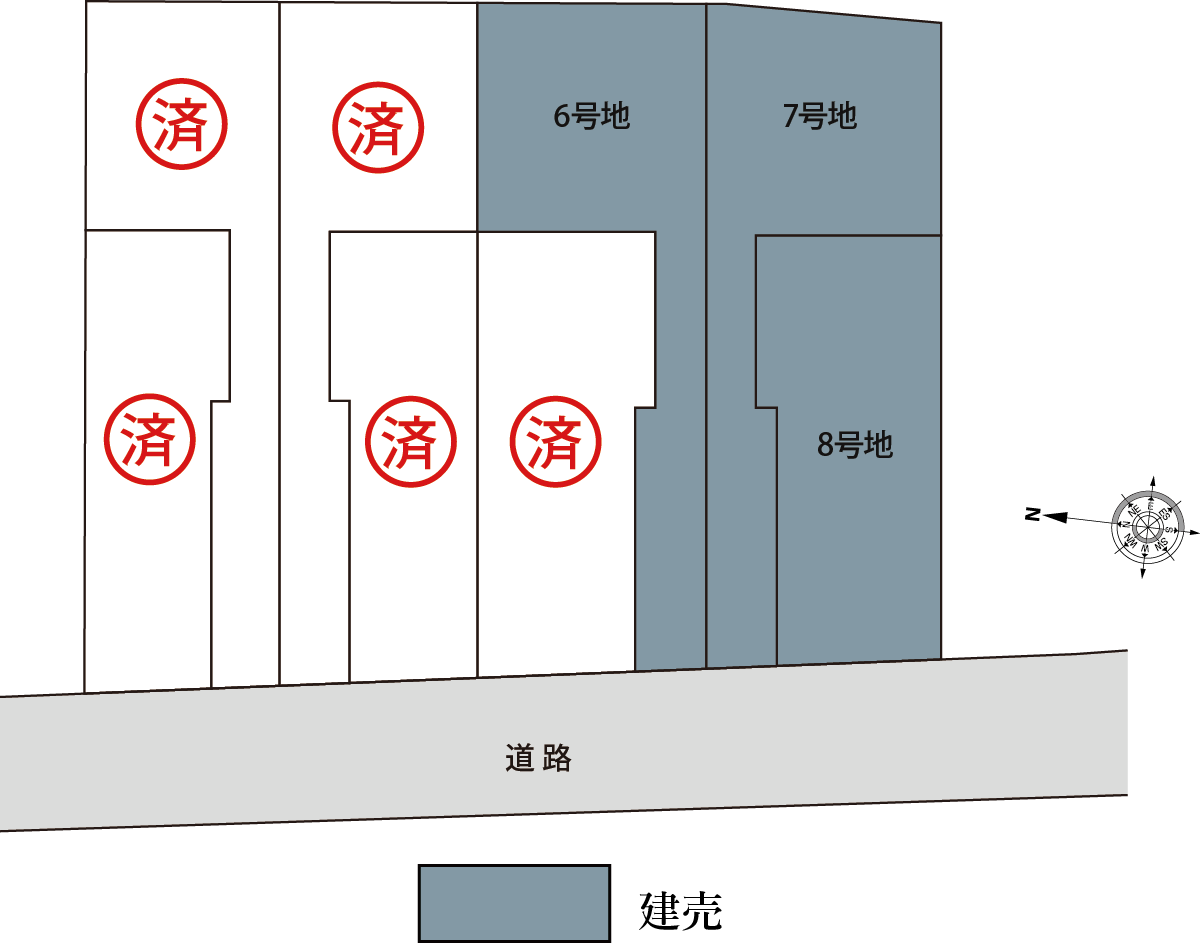 レガーレ石丸の区間図